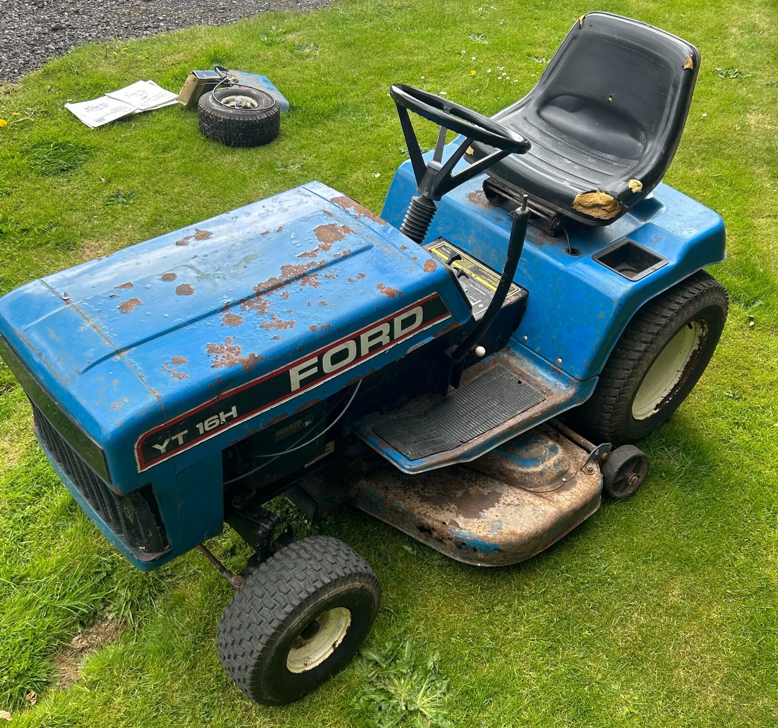 Ford YT16H yard tractor/ ride on lawn mower eBay
