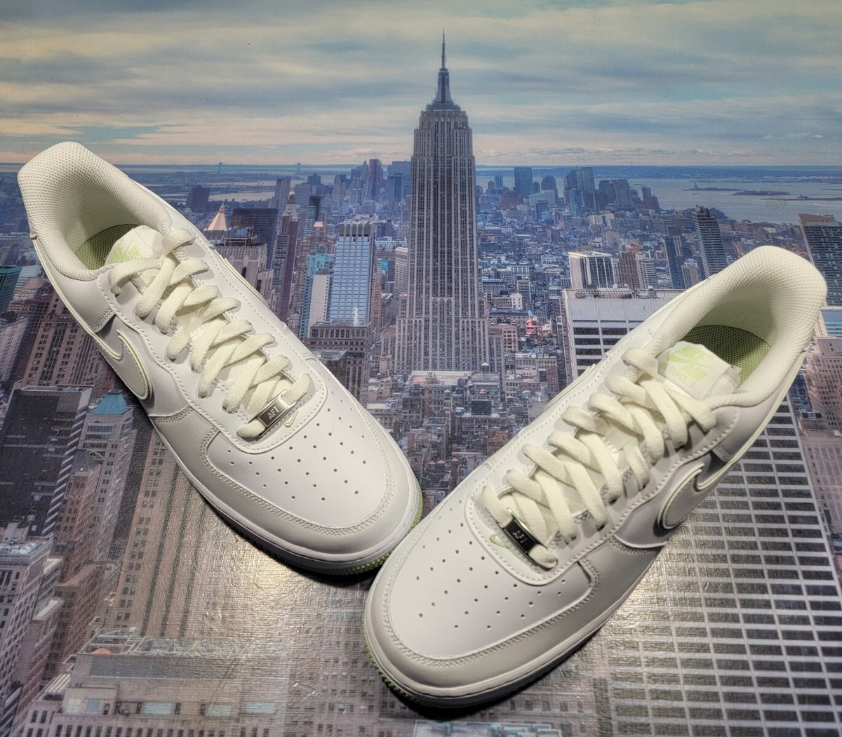 nike air force 1 white metallic pewter