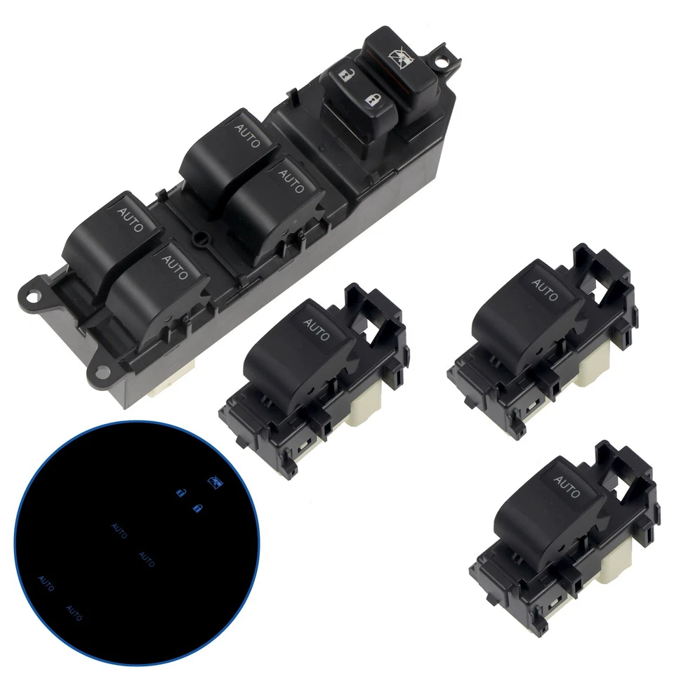 Interruptor de ventana eléctrica función de elevación automática apto para Toyota Scion xB 2008-2015 Foto 2 de 4