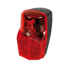 Fanale posteriore bicicletta LED con catarifrangente - attacco parafango