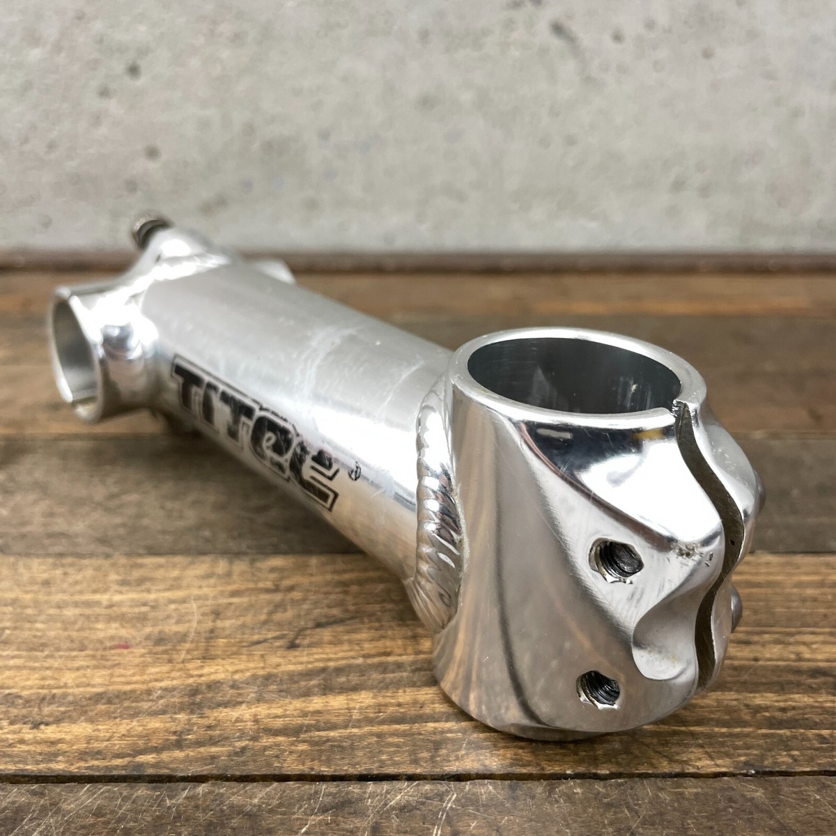 Vintage Titec Stem 1 1/8 in Threadless 25.4 mm MTB 120 mm 2 Bolt