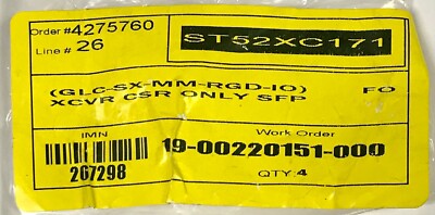 INTEGRA OPTICS GLC SX MM RGD IO 1.25G 550m 850nm 150DD0A11 INTEGRA OPTICS GLC SX MM RGD IO 1.25G 550m 850nm 150DD0A11