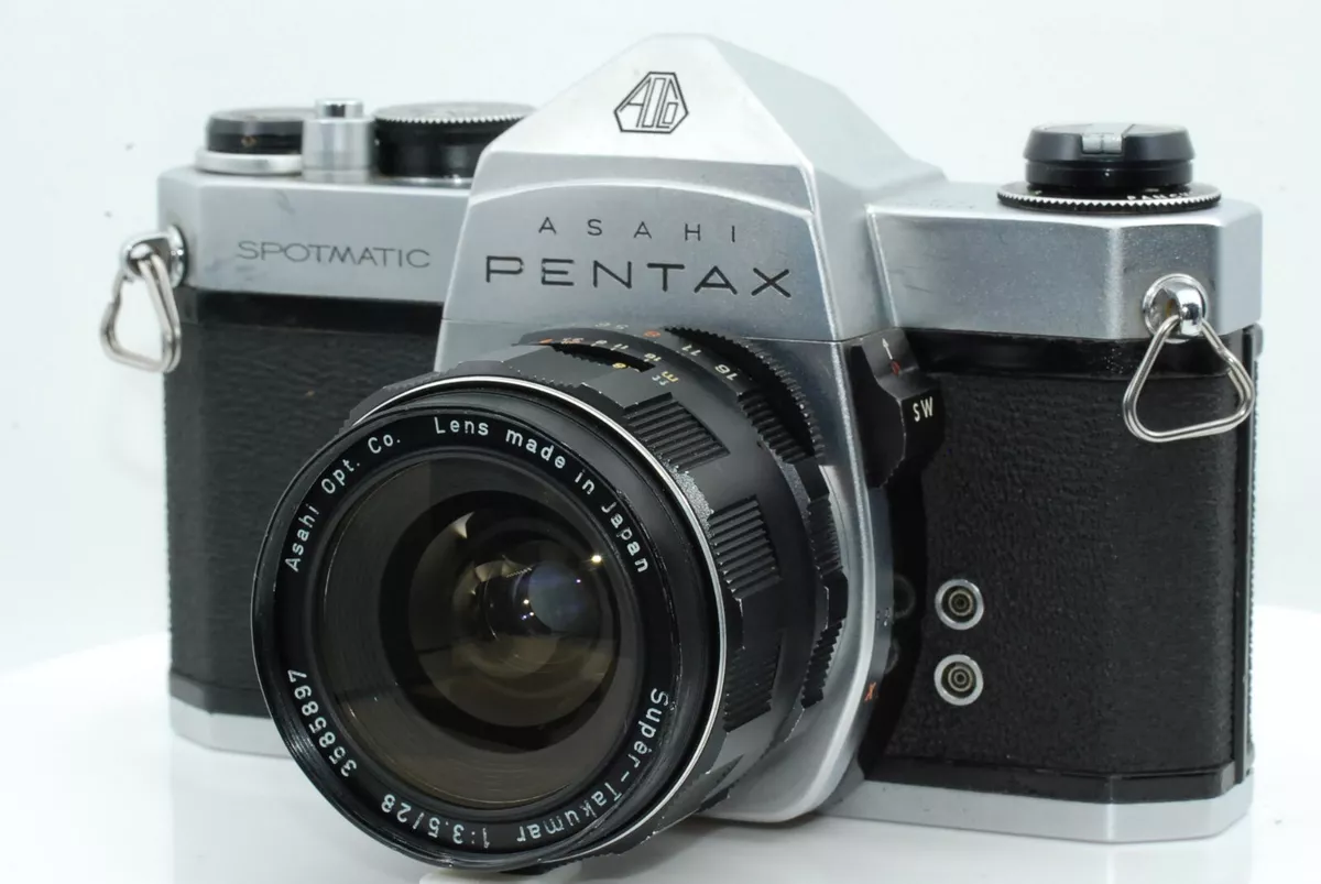 Asahi PENTAX Spotmatic SP 35mm SLR w/ 28mm f/3.5 wide angle Lens [Exc+3]  from JP