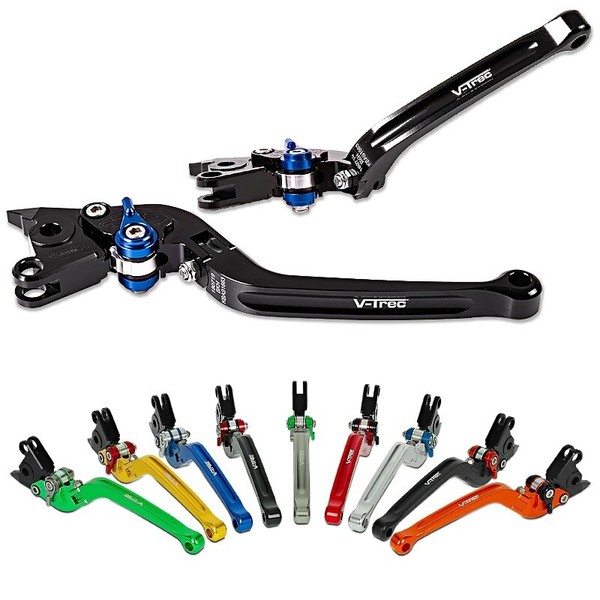 V-Trec Safety Motorrad Kupplung Bremshebel-Set FüR Ducati 848 08-10 Klappbar Mit-image