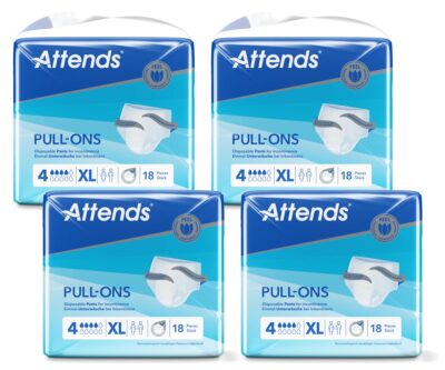 Attends Pull-Ons 4 (XL) Extra-Large 4x18 Stück - Einwegslips / Pants Erwachsene