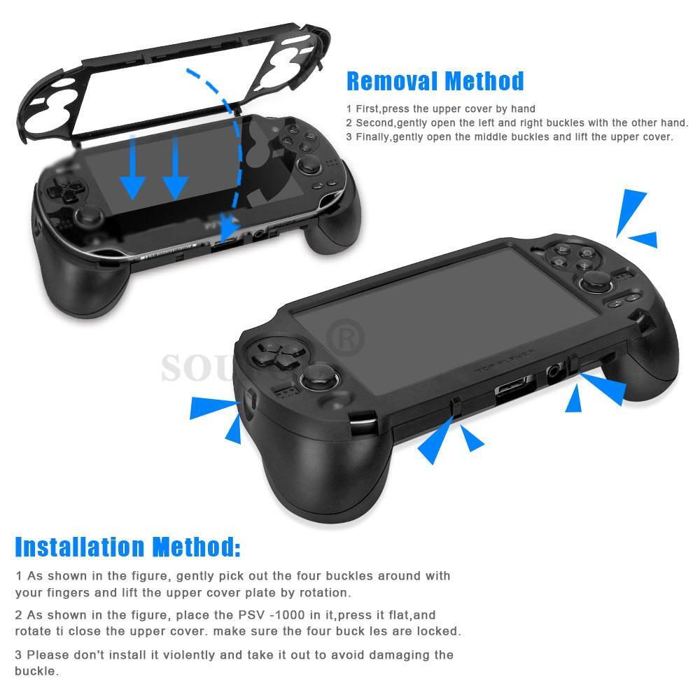 New PS Vita 1000 Grip Handle Holder Case L2&R2 Trigger Button | eBay