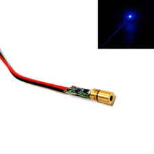 1pz Modulo Laser Punto Blu 450nm 5mw 3.5V Mini Localizzatore Illuminazione LED 6*10mm