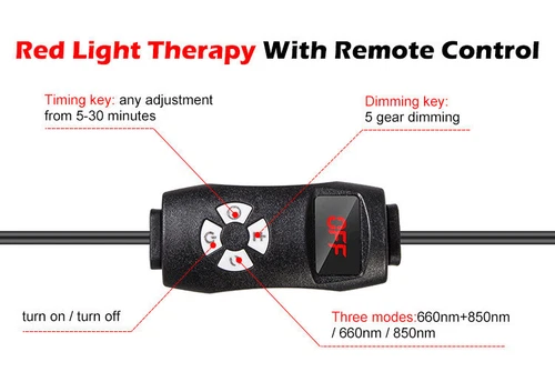 Red Light Therapy Lamp Light Body Pain Relief 660nm Red and 850nm Near Infrared - Bild 8 von 14