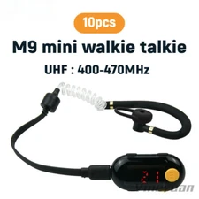 10X Vineyuan M9 Mini walkie talkie UHF 25 Channels Portable Handheld Transceiver