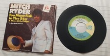 Mitch Ryder 45 Too Many Fish In the Sea / One Grain of Sand New Voice 822 w PS