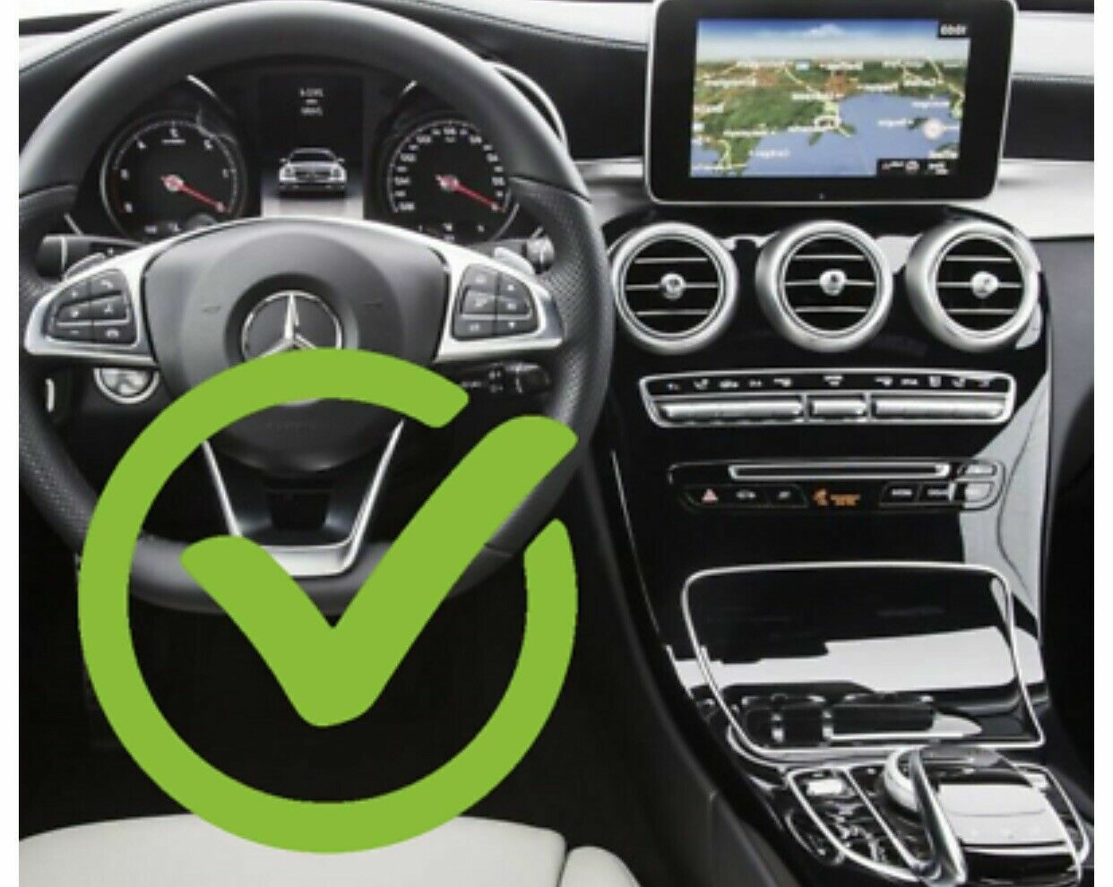 NEW V17 MERCEDES C CLASS W205 • E • V • X • GLC MAP SAT NAV SD CARD (A213)  | eBay