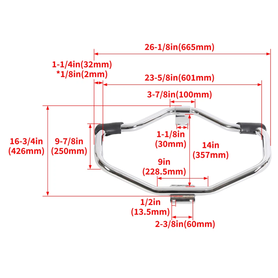 Barra de choque de carretera protectora de motor de 1 1/4"" para Harley Sportster 883 1200 2004-2022 Foto 2 de 4