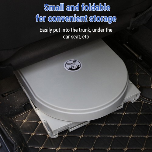 Portable Toilet for Camping Convenient Car-mounted Folding Toilet with Tent T1B9 - Picture 6 of 12