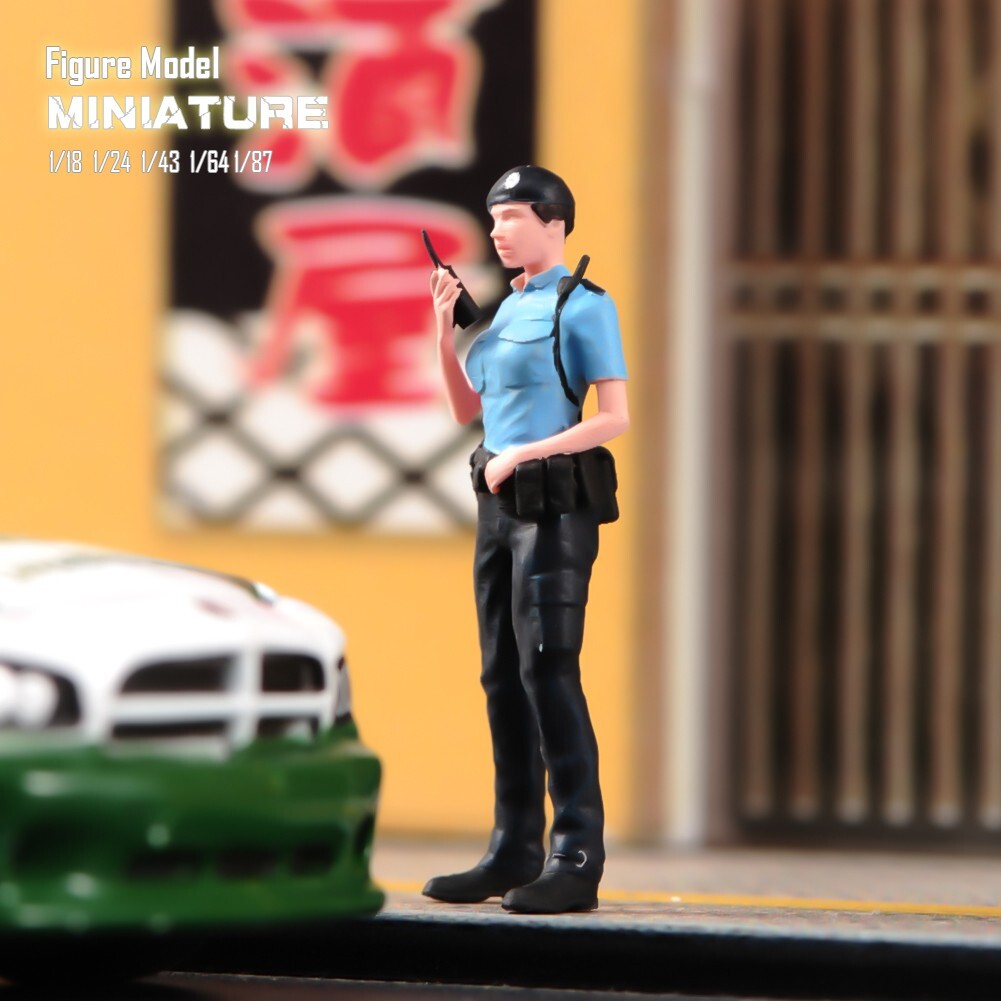 Figurines Miniatures Policières Pour Voiture - Plusieurs échelles 1/64, 1/87, Etc. - Collectionneurs !