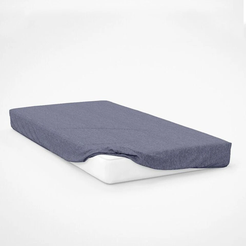 100% Jersey Cotton Cot Bed Fitted Sheet Mattress Cover (120x60cm & 140x70cm) - Image 2 of 4