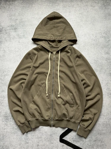 FELPA CON CAPPUCCIO RICK OWENS DRKSHDW JASON DUST ZIP OPPIO RARA HYPE DA UOMO TAGLIA L NUOVA CON ETICHETTE