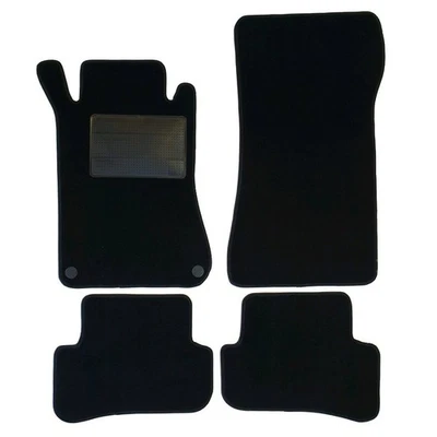 PLANETCARPETS Set Tappetini Tappeti per Auto per Mercedes C Sportcoupè (CL203) 2000 2008, neri