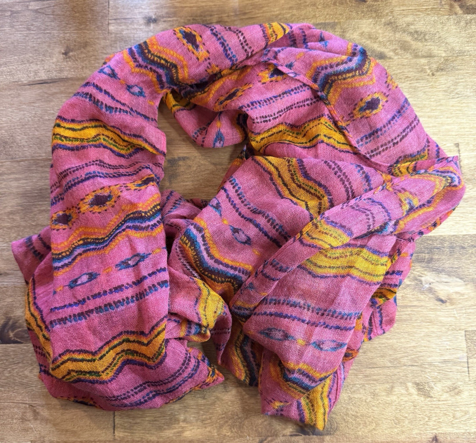 Aerie Patterned Infinity Scarf - image 1