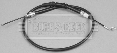 Borg & Beck BKB3016 Rear Handbrake Cable Fits VW Multivan Transporter 7H8609701
