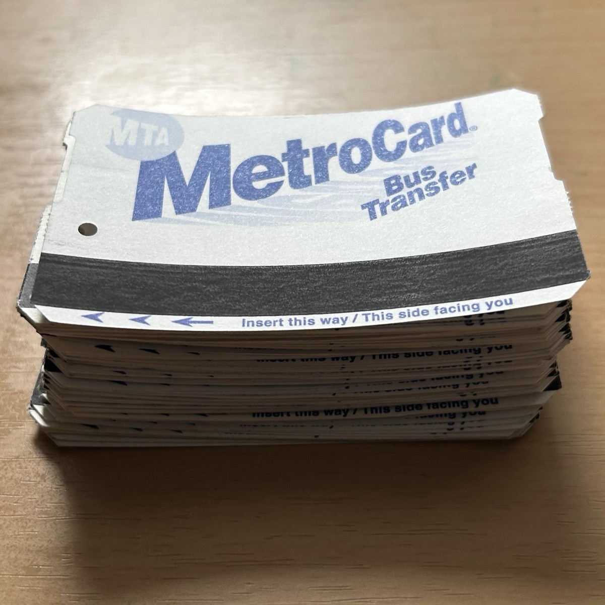 MTA Bus Transfer MetroCard. FOR COLLECTERS!!! | eBay