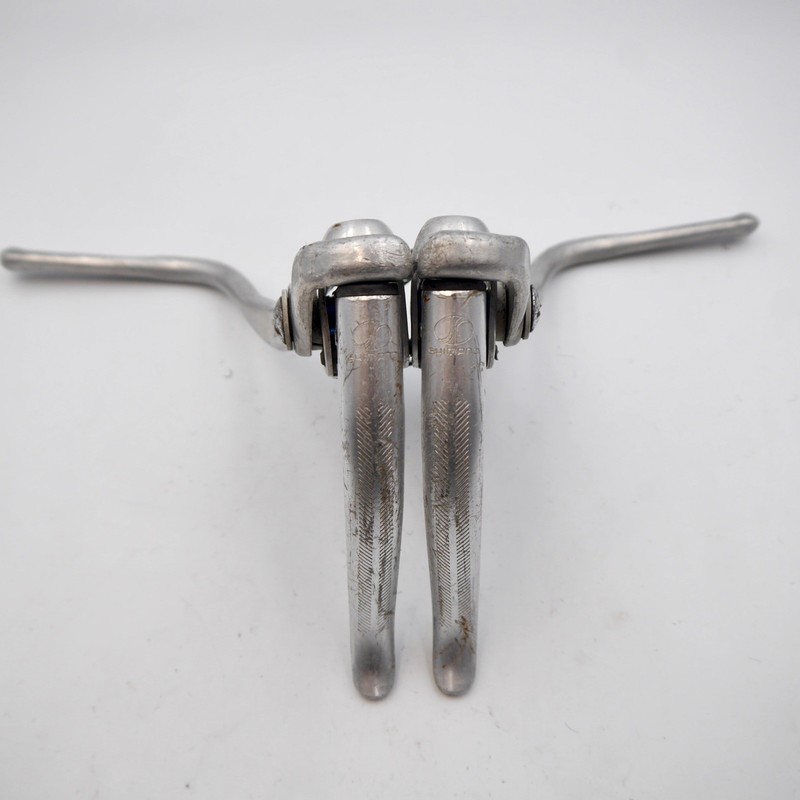 Shimano Del-50 Alloy Drop Bar Safety Bike Brake Levers, 22-24mm Clamp, 1980s