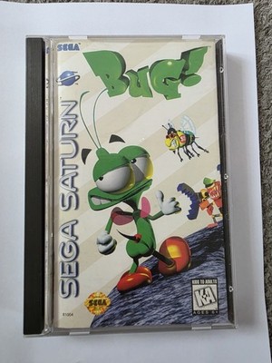 Käfer! Sega Saturn Platformer Adventure Videospiel 1995 NTSC USA Big Box Version 