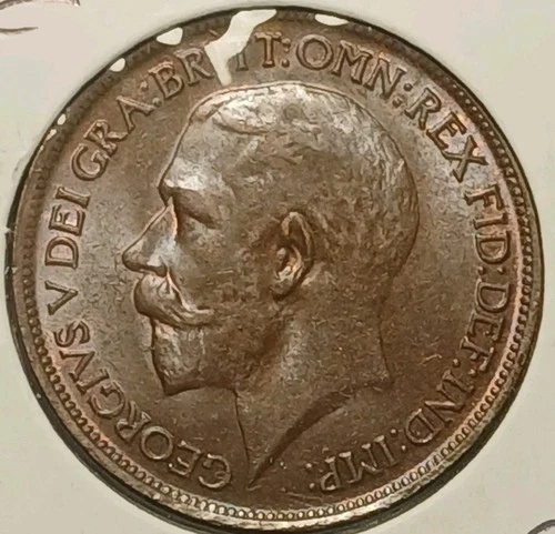 1915 George V Half Penny — photo from another recent sale