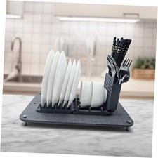 Diatomaceous Stone Dish Drying Mat, Drying Stone Dish Rack for Kitchen