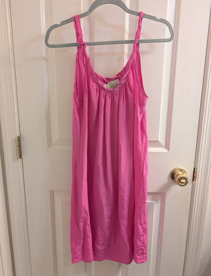 Rory Beca Pink 100% Silk Dress Size L