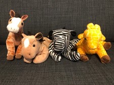 Ty Beanie Babies Pferde, Zebra,  Giraffe,  bespielte Sammlerst&uuml;cke, Kuscheltiere