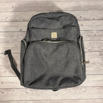 Ergobaby Anywhere I Go Diaper Bag Backpack Heather Grey Convertible Baby Bag