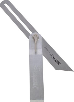 Johnson Level & Tool 1913-1000 Professional Aluminum T-Bevel, 10'', Silver, 1 ...