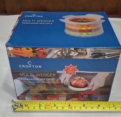 CROFTON Multi Wedger 7 Piece Set Cut Apple Tomato Orange Citrus Soft Fruit NIB