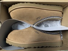 UGG Tasman II Men's Slip-On Suede Slippers Chestnut Comfort Lined Size 11