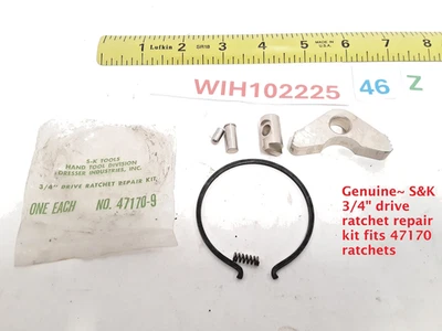 SK PROFESSIONAL TOOLS SK Hand Tools SK-47170-9~ 3/4" drive 6 Piece Ratchet Repair Kit **MADE IN USA**