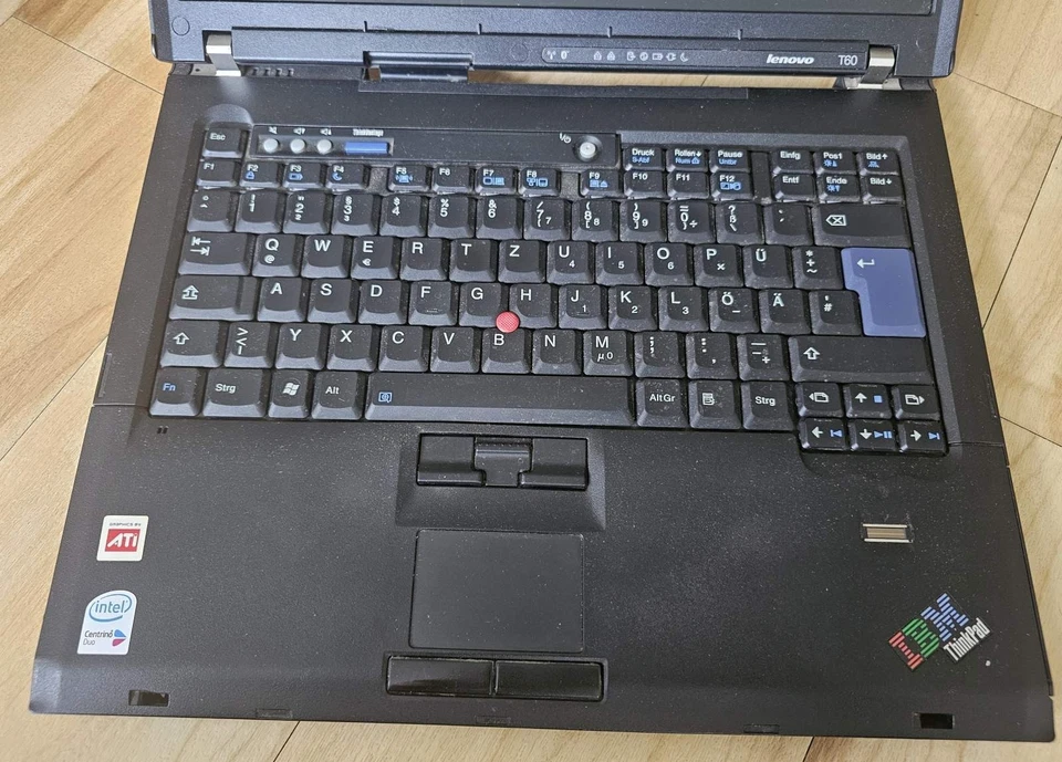 Lenovo ThinkPad T60 Core Duo T2400 3GB 320GB Radeon X1400 15" Windows XP - Bild 2 von 4