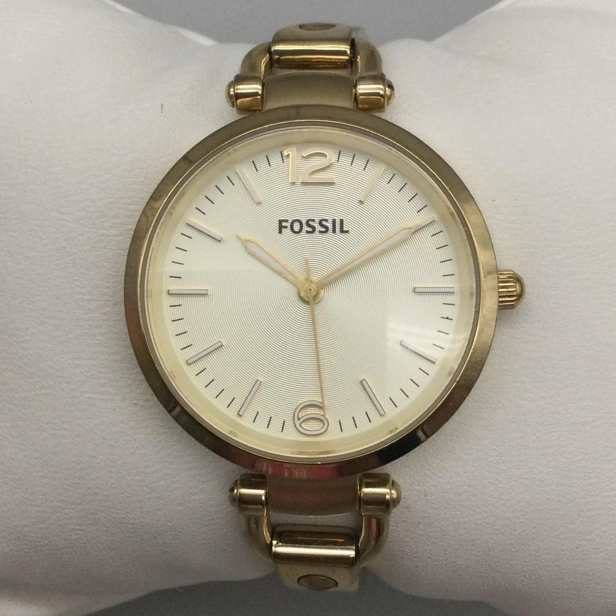 New Women Fossil Georgia Glitz Quartz WR Analog 32mm Watch (H711) \