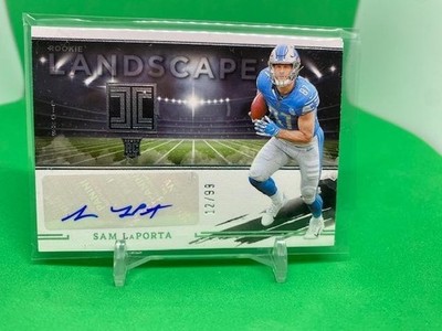Panini 2023 Impeccable Sam LaPorta Rookie Landscape RC Auto /99 Lions RLA-SL