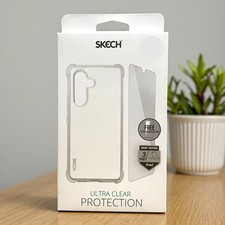 For (Samsung Galaxy A14 4G/5G) Clear Case Tempered Glass Screen Protector Cover