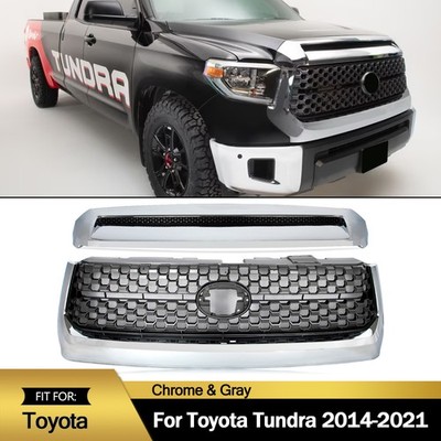 Front Bumper Grille & Hood Bulge Molding For 2014-2021 Toyota