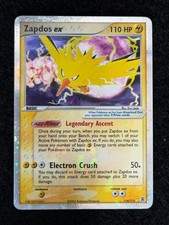 Zapdos ex Secret Rare EX FireRed & LeafGreen 116/112 NM on eBay