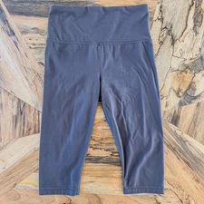 Athleta Dark Gray Elation Crop Pantalon 3/4 Legging, Activewear, Women's Small