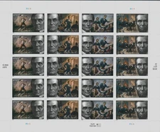 SCOTT 4380-83 ABRAHAM LINCOLN 42 CENT M NH FULL SHEET OF 20