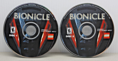 Bionicle 2-Disc PC CD Rom Game Lego 2003 DISCS ONLY