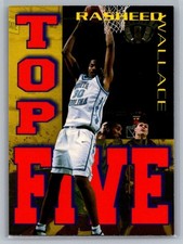 1995 Signature Rookies Fame and Fortune #T4 Rasheed Wallace Top Five