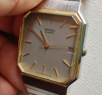 Vintage Seiko Quartz Men's Watch 7432-5040 Japan Parts Or Repair