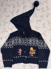 Vintage Disney Store Baby Winnie the Pooh & Piglet Hooded Knit Sweater — photo 1