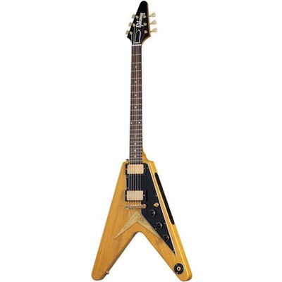 E-Gitarre Gibson Custom Shop 1958 Korina Flying V E Gitarre NEU