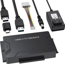USB Hard Drive Adapter 3.0 Type C SATA IDE HDD SSD Data Recovery Tool