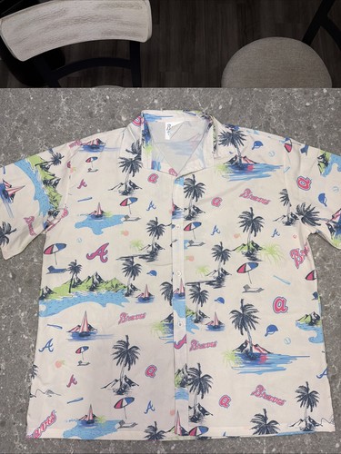 Atlanta Braves Hawaiian Shirt Size XL SGA 5/12/26